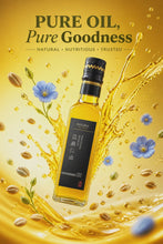 Load and play video in Gallery viewer, Cold pressed Oil 100% Flaxseed Oil (Golden) 黄金亞麻籽油
